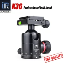 K36 Camera Tripod Ball Head with Quick Release Plate tripod head for Tripod Monopod Slider All CNC high performance price ratio K36 Camera Tripod Ball Head with Quick Release Plate tripod head for Tripod Monopod Slider All CNC high performance price ratio