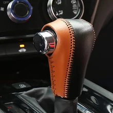 Высокое качество теплые Топ Слои кожи Автоматическая рукоятки рычага КПП Шестерни Крышка для Honda XRV XR-V