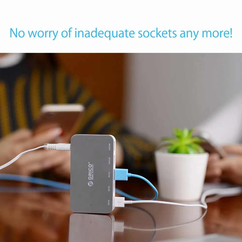 Оригинальное зарядное устройство для планшетов с 5 USB портами универсальное