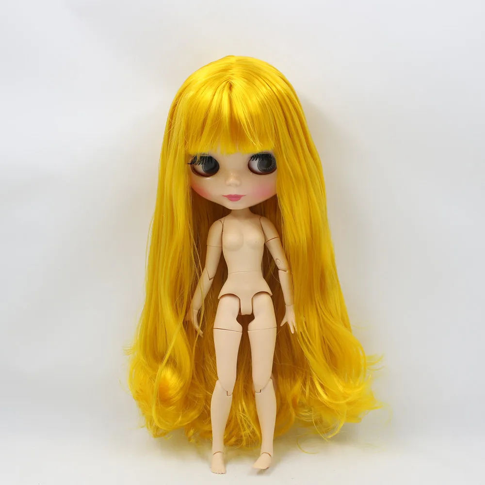 Ледяной обнаженный завод Blyth кукла для серии No.280BL3038 соединение тела большая грудь с соской желтые волосы телесного цвета кожи - Цвет: like the picture