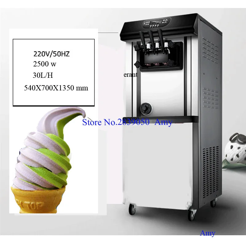 2500w stainless steel 30L/H american ice cream machine taylor ice cream machine price ocean