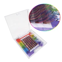 Новые высококачественные, смешанного размера супер мягкие 0,07 мм Наращивание ресниц красочные ресницы вечерние инструменты для макияжа