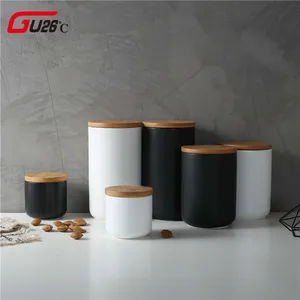 260ML/800ML/1000ML Sealed Ceramic Storage Jar For Spices Tank Container For Eating With Lid Bottle Coffee Tea Caddy Kitchen