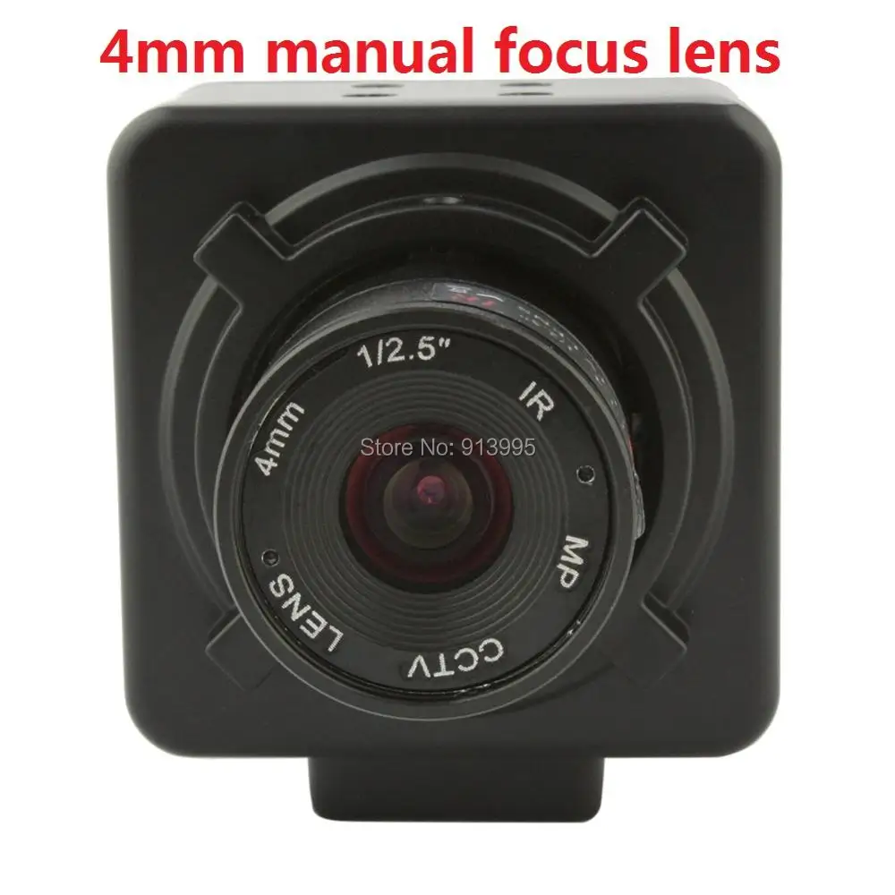 2 мегапикселя промышленных мини-поле CMOS OV2710 4 мм Ручная фокусировка Крепление объектива CS 30fps/60fps/120fps Малый 1080 P Full HD USB Камера