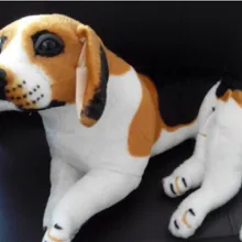 Милые плюшевые Бигль собаки игрушки Симпатичные лежа Бигль собака кукла подарок на день рождения около 45 см 0178