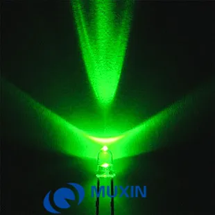 

50pcs LED 3mm Green Clear Lens Round Ultra Bright Transparent LED 3 mm Light Emitting Diode Lamp 3V 20mA DIY Components