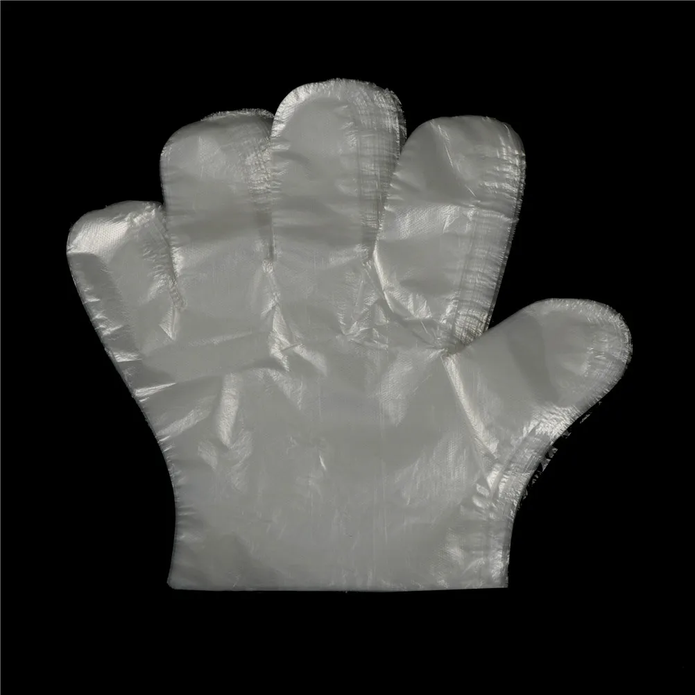 100pcs/Set Eco friendly Disposable Gloves One off Plastic Gloves For