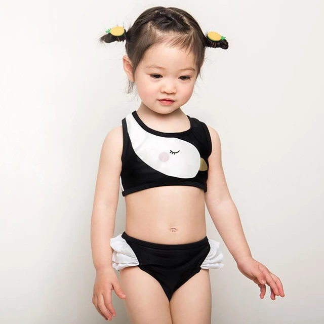 Special Price sunny eva children's swimwear girls swimsuit female solid swimsuit children's separate May-female-beach bikini-2018