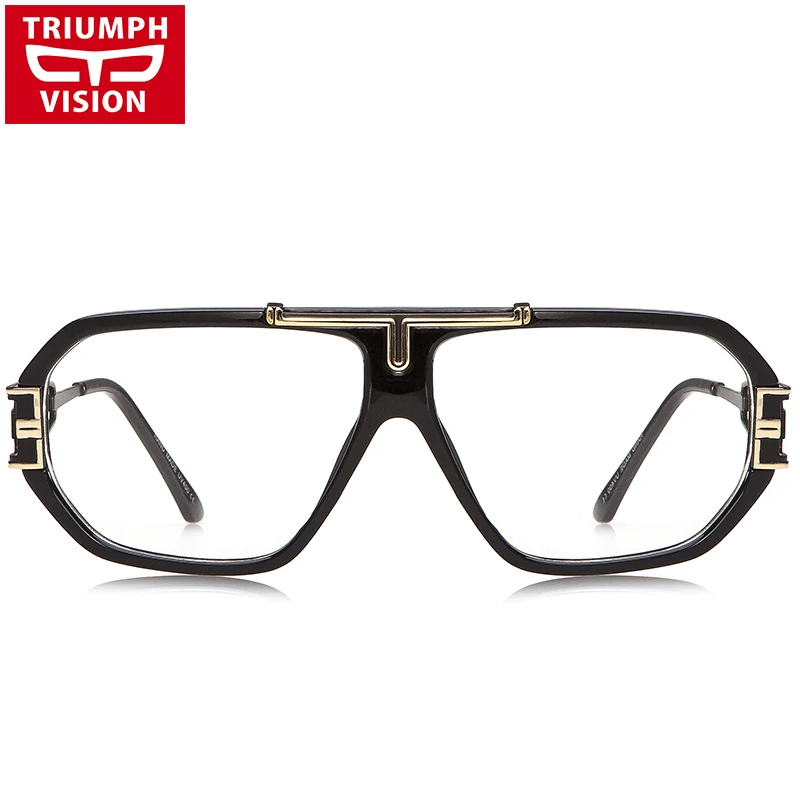 Мужские Оптические очки TRIUMPH VISION квадратная оправа без градусов с прозрачными