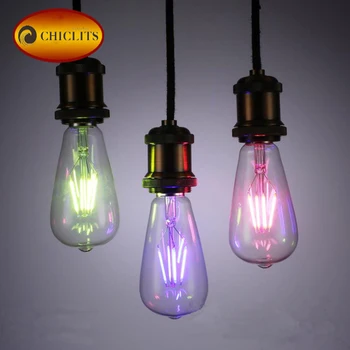 

Bombilla Led E27 220V Filament Bulbs ST64 4W Ampoule Led Edison Lamp Colorful Luces Lamparas Light for Home Decor Vintage Lamps