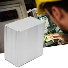 Алюминиевый Чехол серебряный DIY электронная печатная плата проект PCB ящик для инструментов алюминиевый корпус охлаждающая коробка