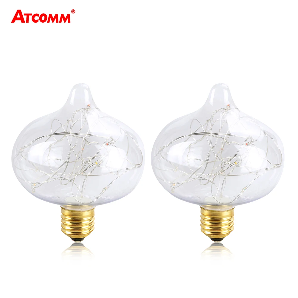 

E27 RGB LED Fairy Bulb 85-265V G95 LED Diode String Bulb Filament lamp Christmas Holiday Home Indoor Decoration Lighting
