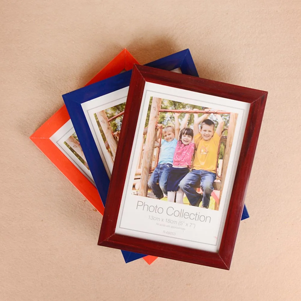 5 PCS/Set Plastic Photo Frame Mount Card Board Holder Family Photo