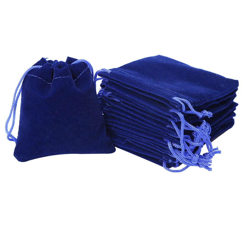 

Velvet Jewelry Pouches 6x7cm Jewelry Bags With Drawstring Samll Gift Bags for Christmas Packaging&Wedding Decoration 100Pcs