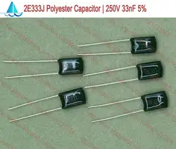 (100 шт./лот) DIP 2E333J полиэстер пленочные конденсаторы 250 В 33nF через отверстие Тол: 5%