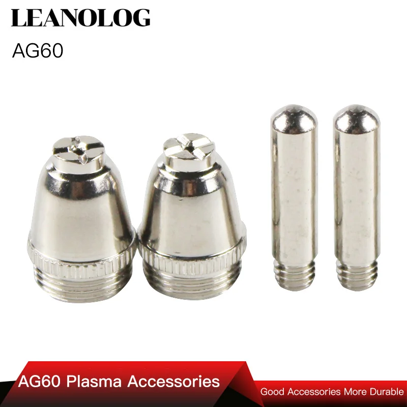 20PCS Air Plasma Cutter AG-60 Cutting Torch/Gun Head Consumable For CUT40/50/60A Accessories Tips Electrodes 20PCS Air Plasma Cutter AG-60 Cutting Torch/Gun Head Consumable For CUT40/50/60A Accessories Tips Electrodes