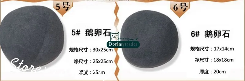 Sala de Estar Dorimytrader Faça Você Mesmo Cobblestone Natural Almofada 6 Pçs Lote Enorme Pelúcia Emulational Pedra Travesseiro Decoração Crianças Brinquedo Dy61088 6 lote enorme pelúcia emulational pedra travesseiro sala