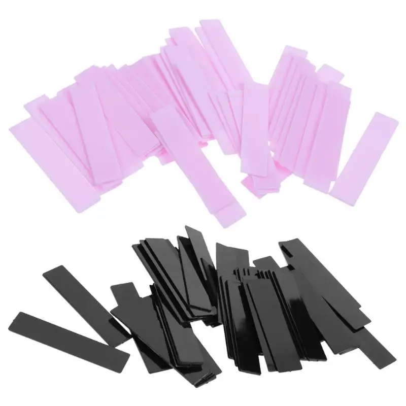 

50pcs Fake Nail Tips Art Polish Display Acrylic False Practice Color Chart Palette DIY UV Gel Sticker Decoration Gel Salon Tool