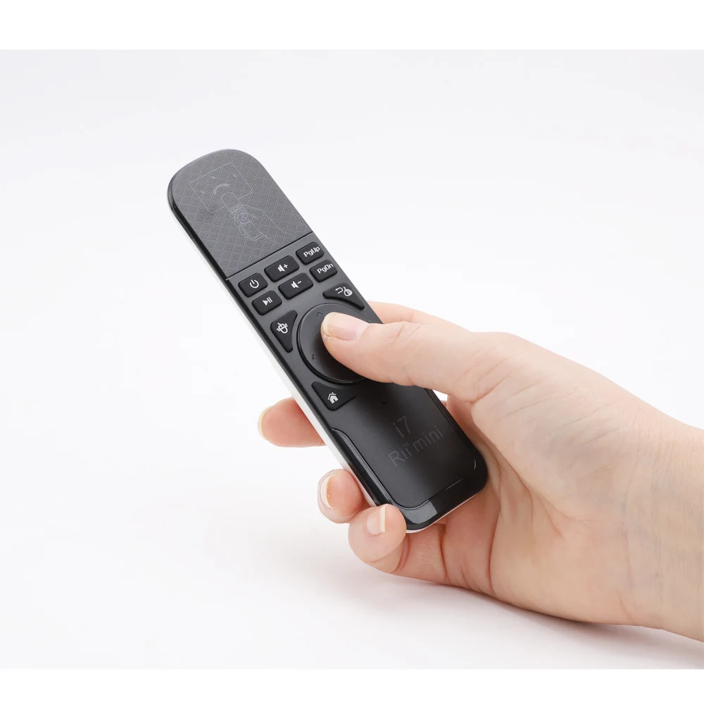 rii mini controle remoto sem controle remoto sem fio com sensor de movimento embutido eixos para android tv box smart pc