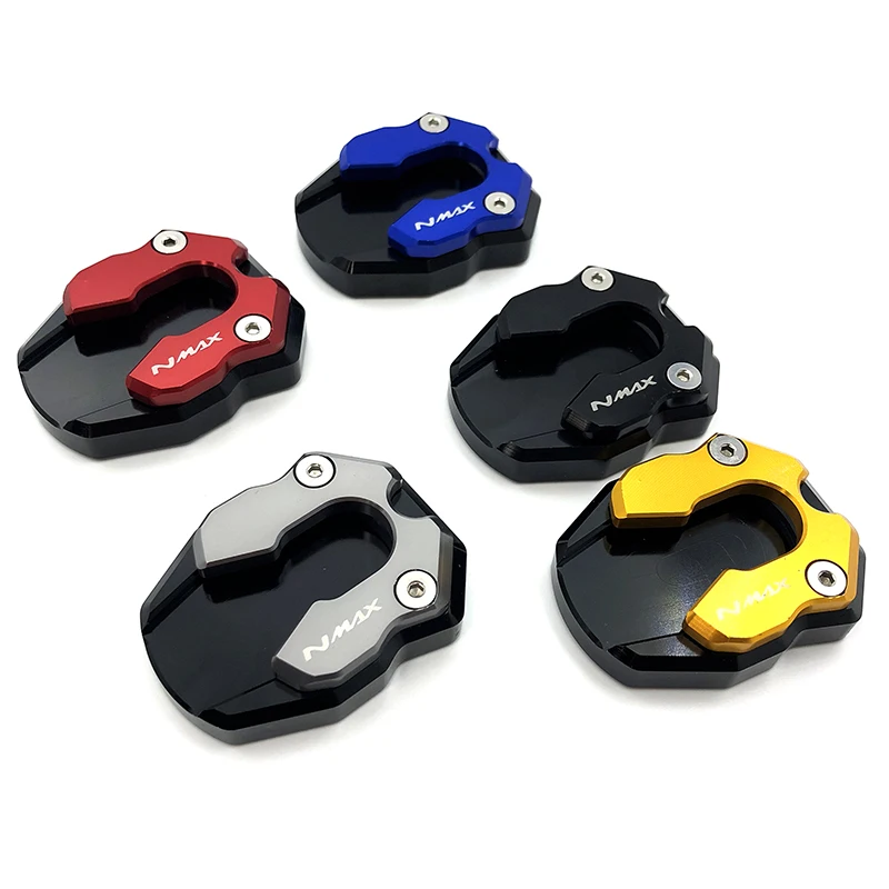 

Motorcycle CNC Modified Flat Foot side stand Extension Kickstand Pad Plat For YAMAHA NMAX 155 2015 2016 2017 2018 N-MAX 125