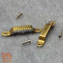 DIY кукольный домик миниатюрная бронзовая ручка винт 1/12 масштаб двери выдвижные ящики