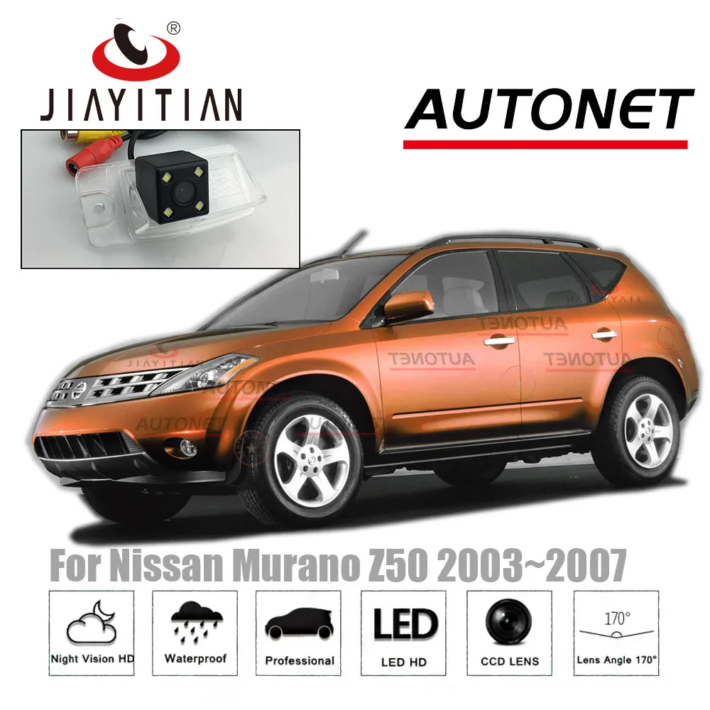 JIAYITIAN камера заднего вида для Nissan Murano Z50 MK1 2003~ 2007 CCD камера ночного видения камера заднего вида номерного знака камера парковки