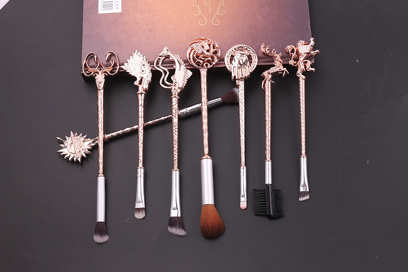 de tronos pincéis de maquiagem conjunto kit