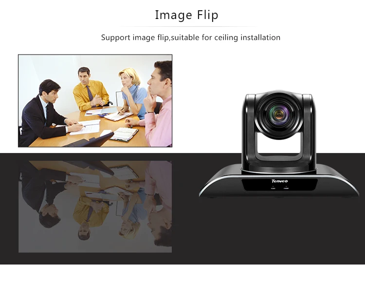 Câmera de Vídeo Câmera para Projetor Tenveo Hdmi Completo hd 1080p Usb 3.0 10x Zoom Óptico 2.38mega Pixel Vídeo Conferência Vhd103u Ptz 9 Sistema de conferência