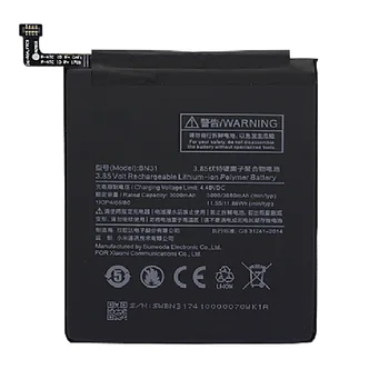 

BN31 Battery For Xiaomi Mi5x Mi 5X Mobile Phone Replacement Batteries 3080mAh High Capacity Free Tools