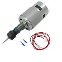 Moteur de broche 12-36V pour Machine à graver, cc 775, avec tige d'extension ER11, pour routeur CNC 1610/ 2417/ 3018