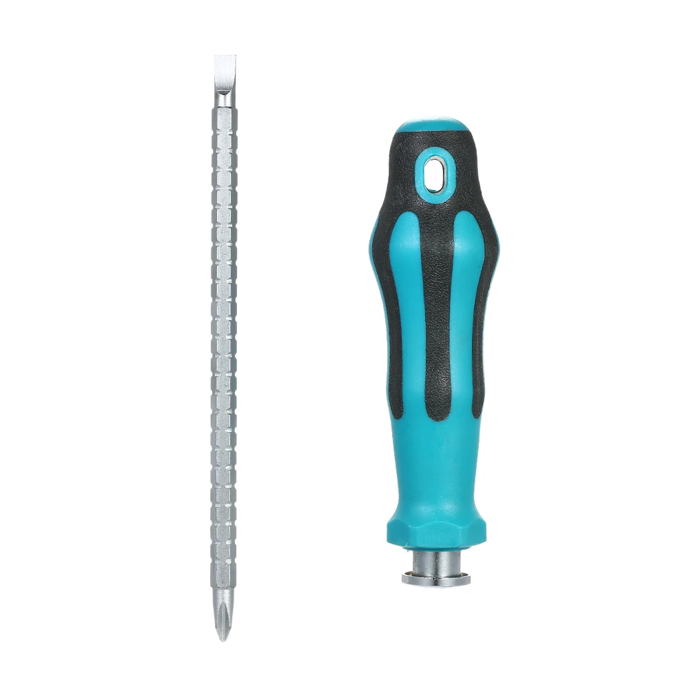 

2 in 1 Double End Screwdriver Screw Driver Screwdriver Set Two-Way Slotted Phillips Magnetic Screwdriver Bits Home Repair Tools