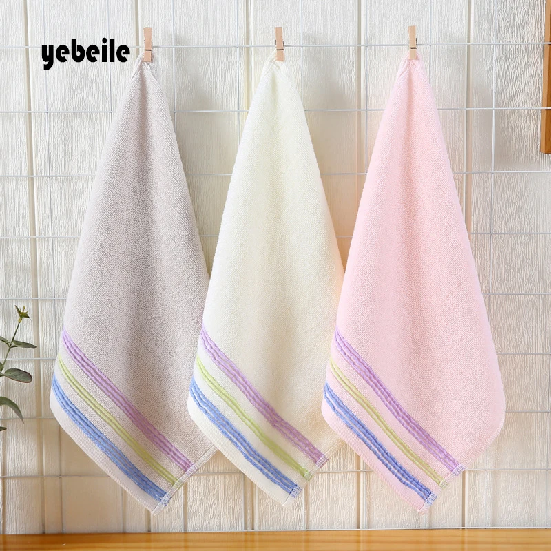 Yebeile cotton squareTowel baby kids soft Towel 35*35cm face towel home women basic Towel kindergarten facecloth children