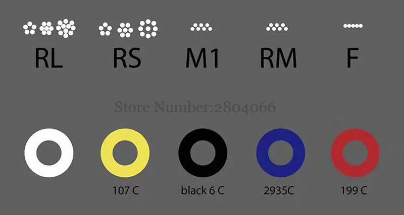 30 шт иглы для татуировки Одноразовые полуперманентные иглы для макияжа 5RM/7RM/9RM/11RM/13RM/15RM/17RM RL RS/F
