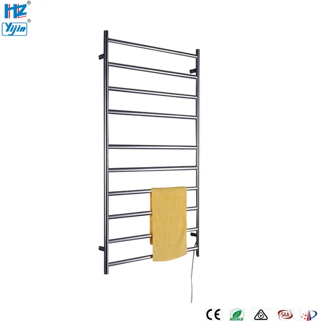 Size Electrical Heated Towel Rail Shelf Stainless Steel Polished Size Electrical Heated Towel Rail Shelf Stainless Steel Polished Warmer Rack Bathroom Drying