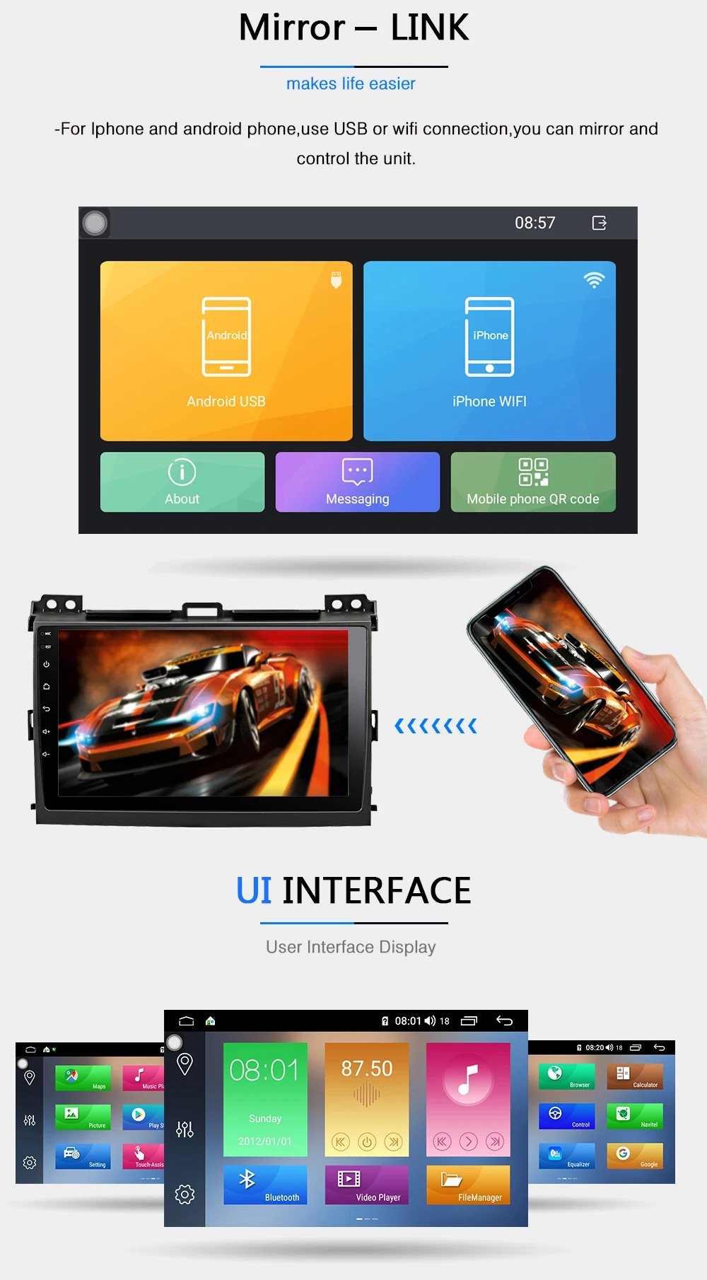 Cheap Funrover DSP 4+64G android 9.02 din Car Radio Multimedia Video Player Navigation GPS For Toyota LAND CRUISER Prado 120 2003-2009 11 Cheap Funrover DSP 4+64G android 9.02 din Car Radio Multimedia Video Player Navigation GPS For Toyota LAND CRUISER Prado 120 2003-2009 11