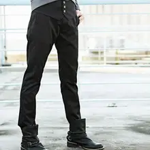 27-39 г. весна-осень, новые мужские модные штаны для отдыха с поясом в западном стиле