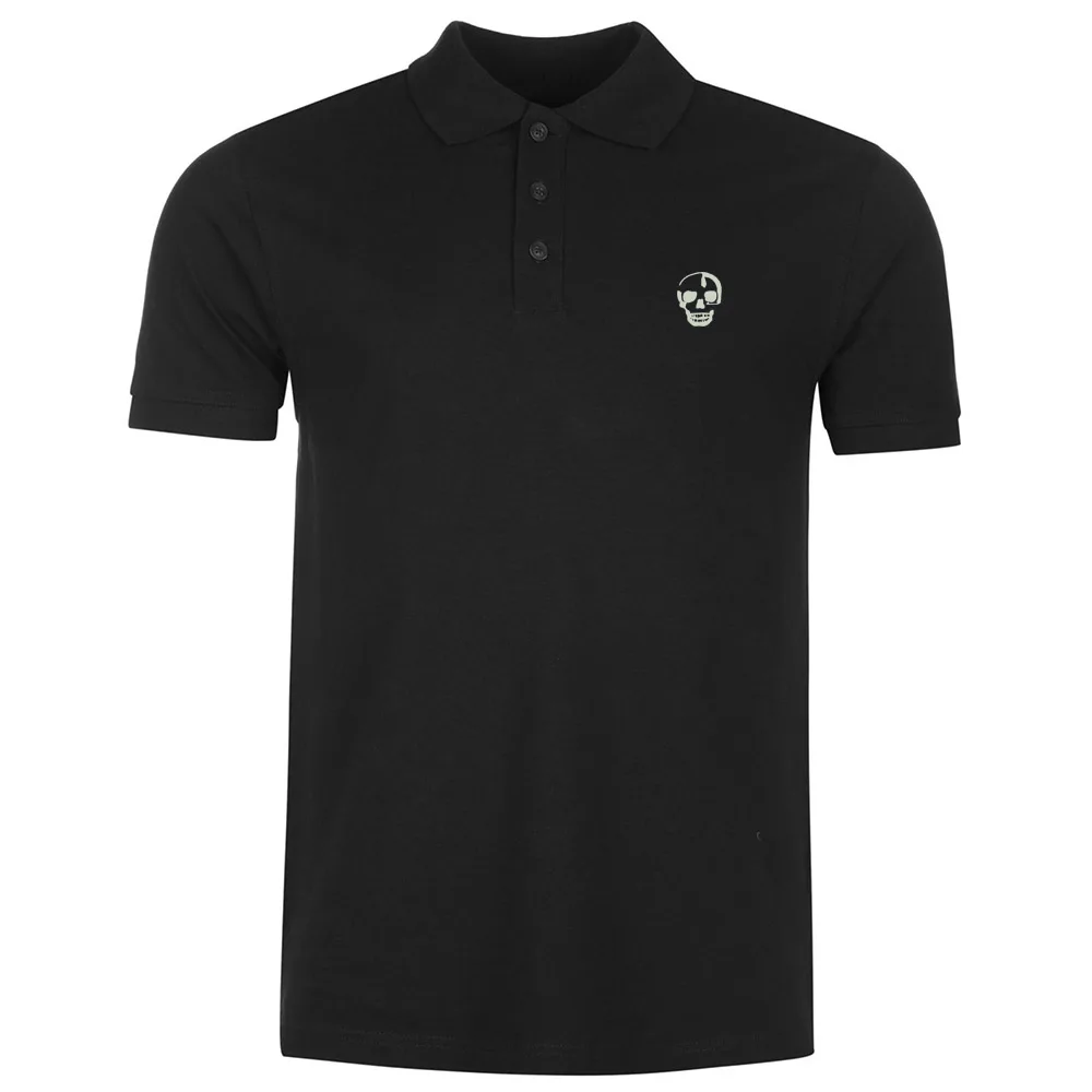 

Mens Skull Machine Embroidery Embroidered Cool Polo Shirts