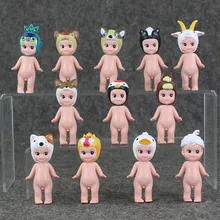 8cm 12pcs/lot New Mini Sonny Angel PVC Toy Figure Model Doll 2 Styles Kewpie Doll Figure Model Toy Gifts кукла sonny angel 2015