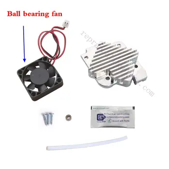 

Titan Aero Upgrade Kit w/ 12V 24V Ball bearing fan for 1.75mm/ 3.0mm Titan extruder, V6 Hotend Reprap 3D printer, CNC Made