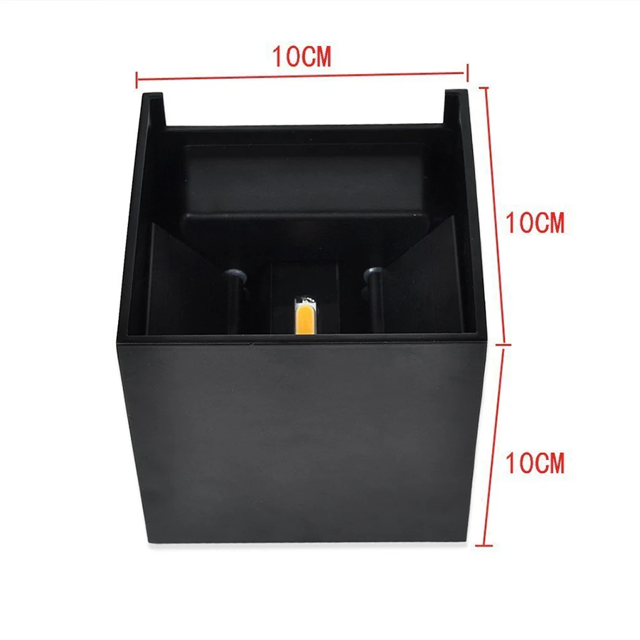  LED Outdoor Wall Sconce Lamp 6W COB AC85-265V IP65 Waterproof Outdoor Adjustable Surface Mounted Cu - 32809042708