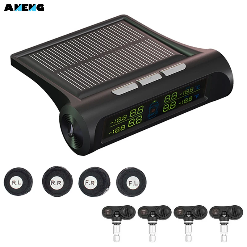 ANENG Solar Power TPMS Wireless font b Tire b font font b Pressure b font Monitoring
