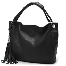 2015 neue wintermode marke 7-farben qualität pu-leder handtasche quaste große kupplung umhängetasche frauen messenger bags. zs0040