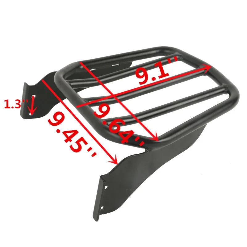 Rack para Harley Esporte Afilado Bagagem 07-16 Flstf lo Flstfb s Flstfbs Cruz Ossos Fxstb Fxstc Fxst Motocicleta Fat Boy 2 Sistemas de transporte