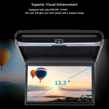 

Car Monitor Android 6.0 13.3 Inch HD 1080P IPS Screen Car Monitor Roof Auto DVD Player WIFI/HDMI/USB/SD/FM/Bluetooth/Speaker MP5