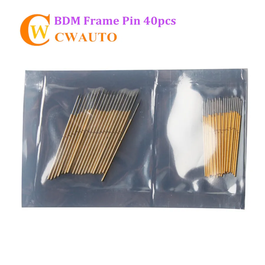 BDM Frame Pin 40pcs Needles Include 20pcs Short Needles and 20pcs Long Support Fgtech BDM100 ECU Programmer