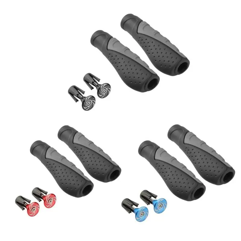 G55 Plus 1 Pair MTB Mountain Folding Bike Bicycle Anti-skid Rubber Handlebar Cover Grips Cycling Accessories Tools