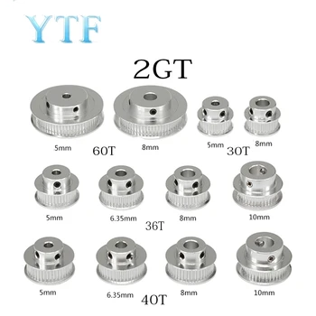 

GT2 Timing Pulleys 30 36 40 60 Tooth 2GT Wheel Parts Bore 5mm 8mm Aluminium Gear Teeth Width 6mm 10mm 3D Printers Part