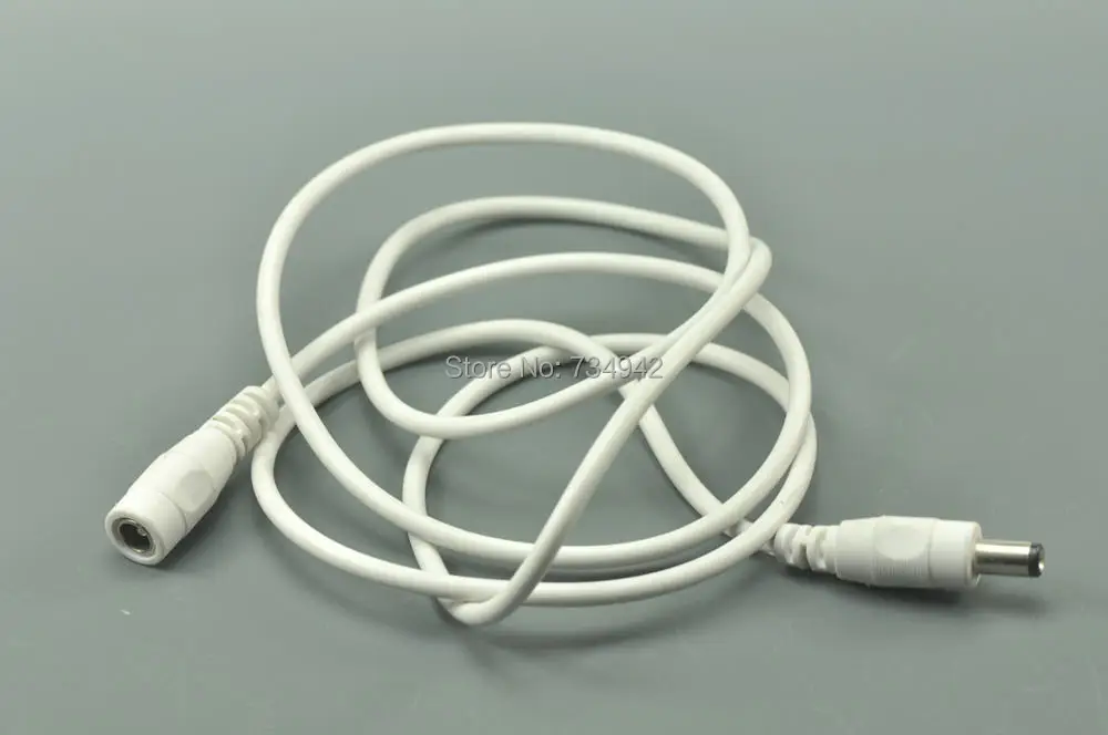 6 футов Удлинительный кабель постоянного тока 5 мм UL2464 20AWG 12 В 24 с 2 1X5 баррель