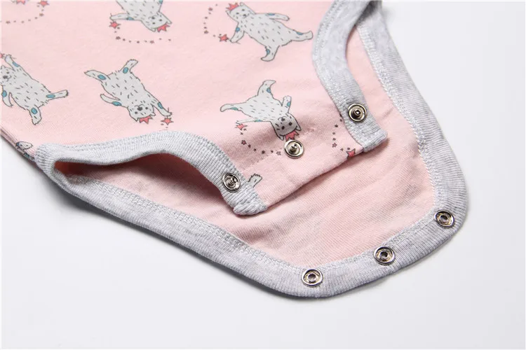 5 шт./лот, летние детские комбинезоны, хлопковая одежда с короткими рукавами Одежда для новорожденных Roupas для маленьких мальчиков и девочек возрастом от 3 до 24 месяцев, комбинезон и одежда