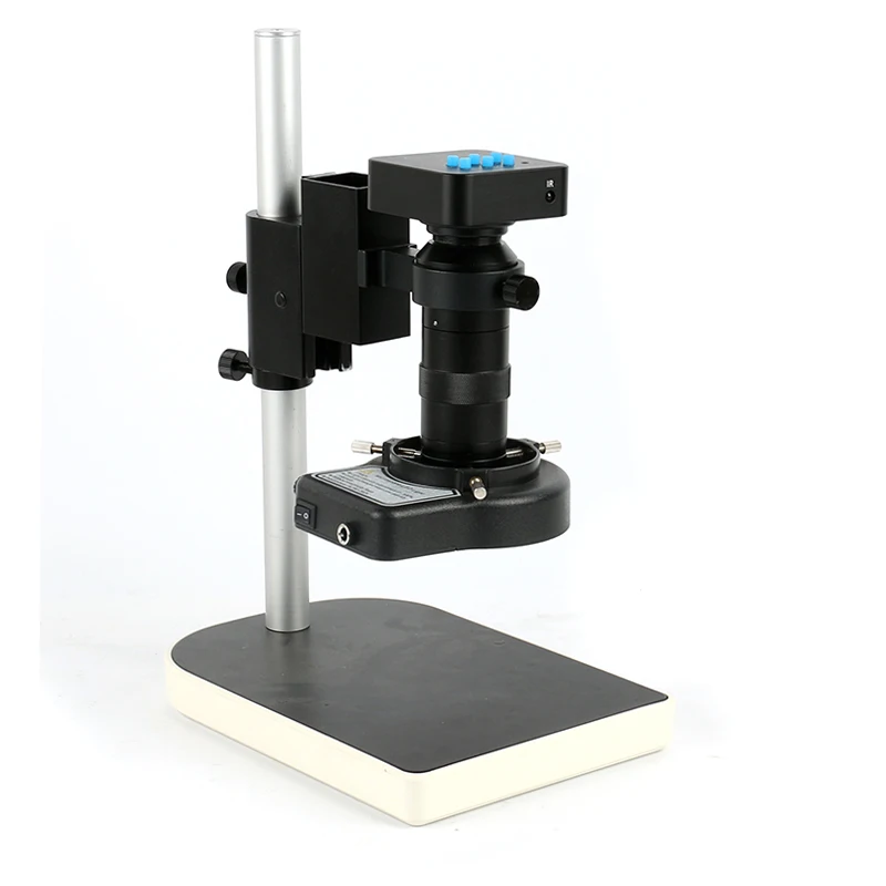 

100X Full set Camera 16.0MP Full HD 1/2.33 Inch HDMI USB2.0 Industry Microscope Support TF Card for Phone PCB Repair+144 LED